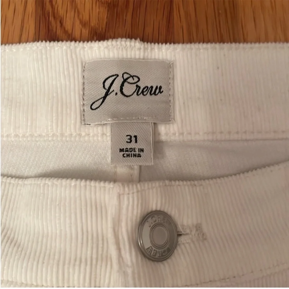 J. Crew Off-White Corduroy Pants - Picture 4 of 5